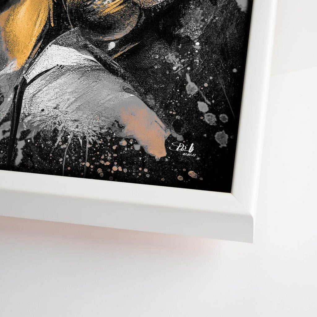 Marilyn Monroe Abstrakt Black Leinwand Bild INGALERIE