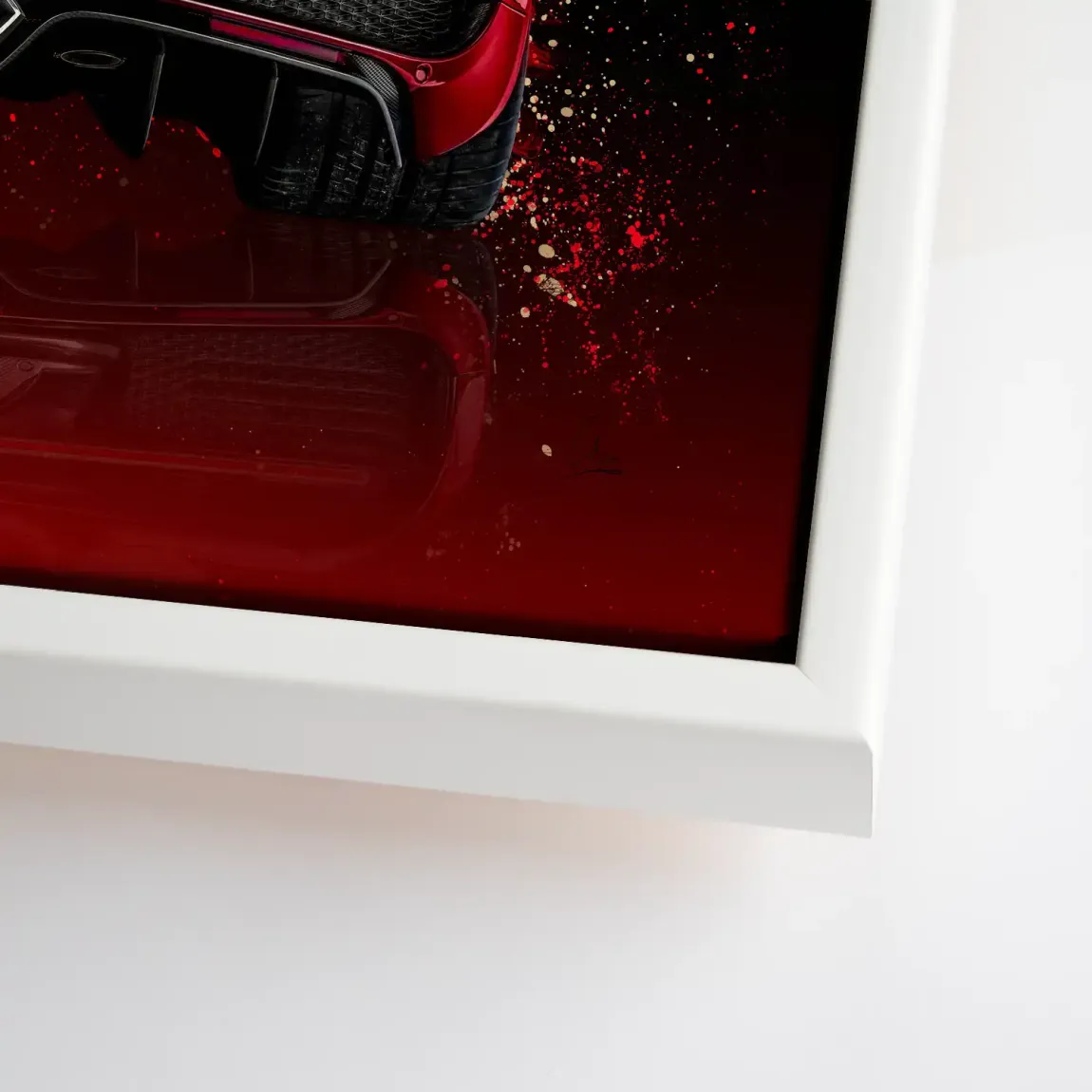 Red Empire Bugatti Leinwand Bild