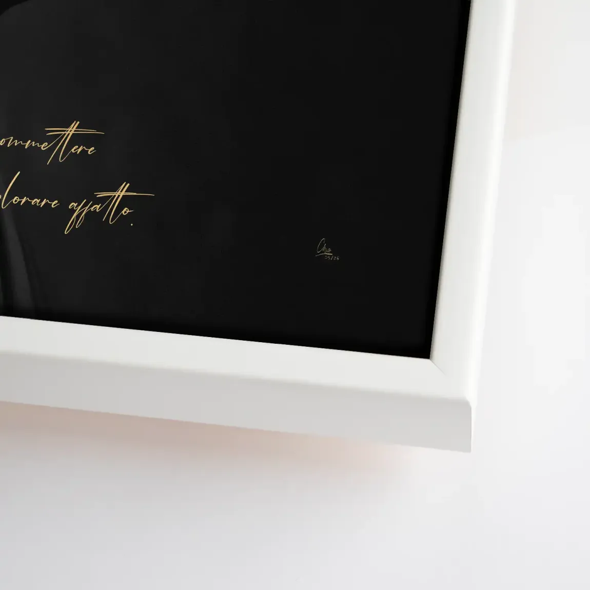 Sophia Zitat Leinwand Bild