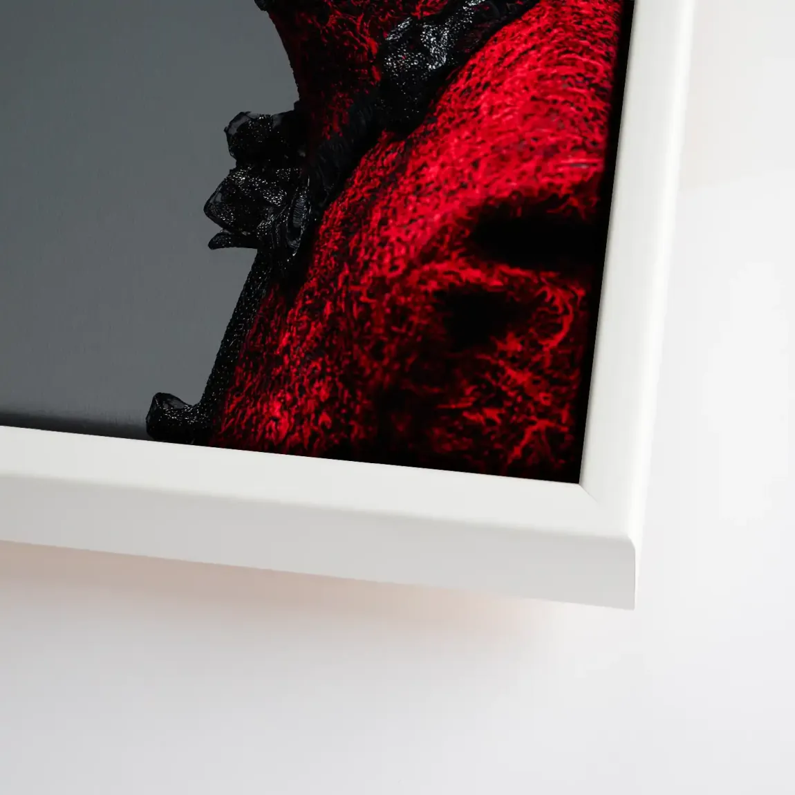 Leopardin Diva Leinwand Bild