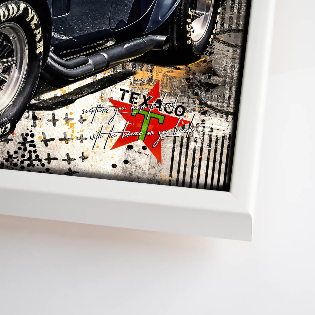 Steve AC Cobra Pop Art Leinwand Bild INGALERIE