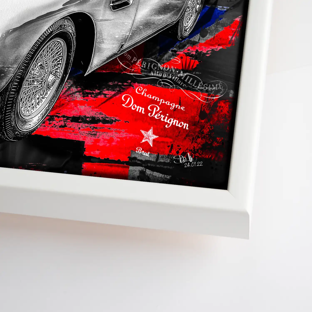 James Bond Retro Style Leinwand Bild INGALERIE