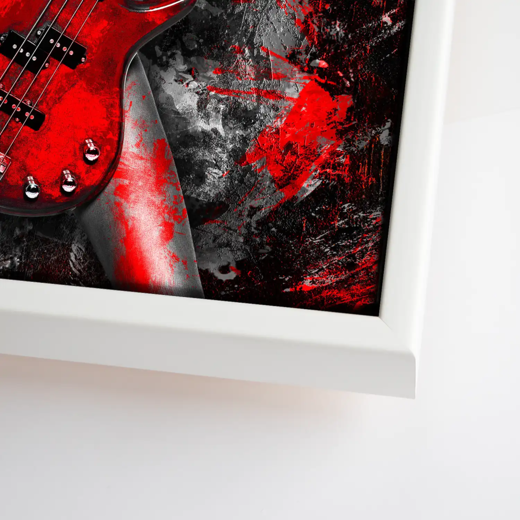 Guitar Abstrakt Style Leinwand Bild INGALERIE