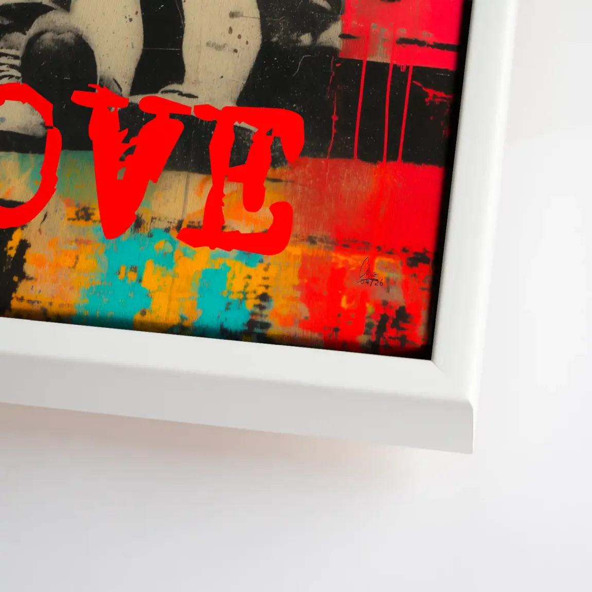 Need Love Art Leinwand Bild