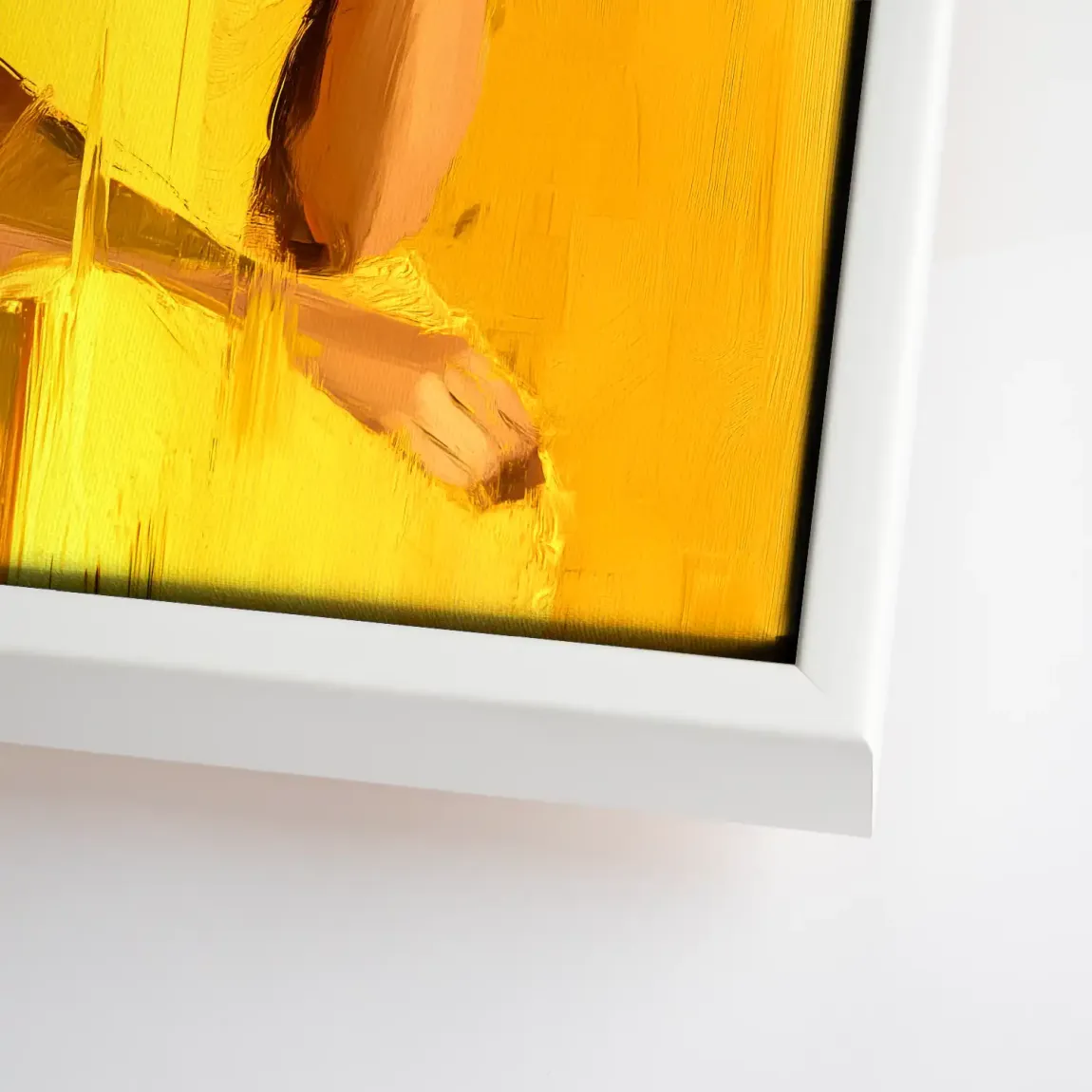 Amber Velvet Elegance Leinwand Bild INGALERIE