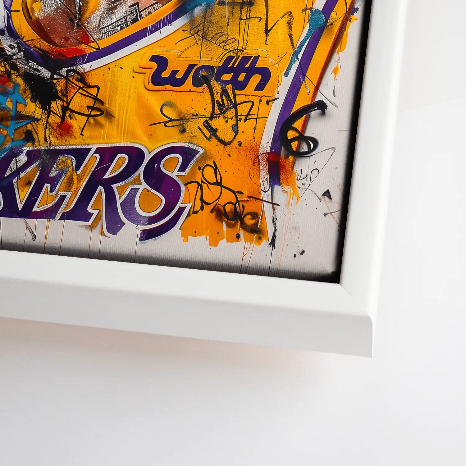 Kobe Basketball Street Art Leinwand Bild INGALERIE