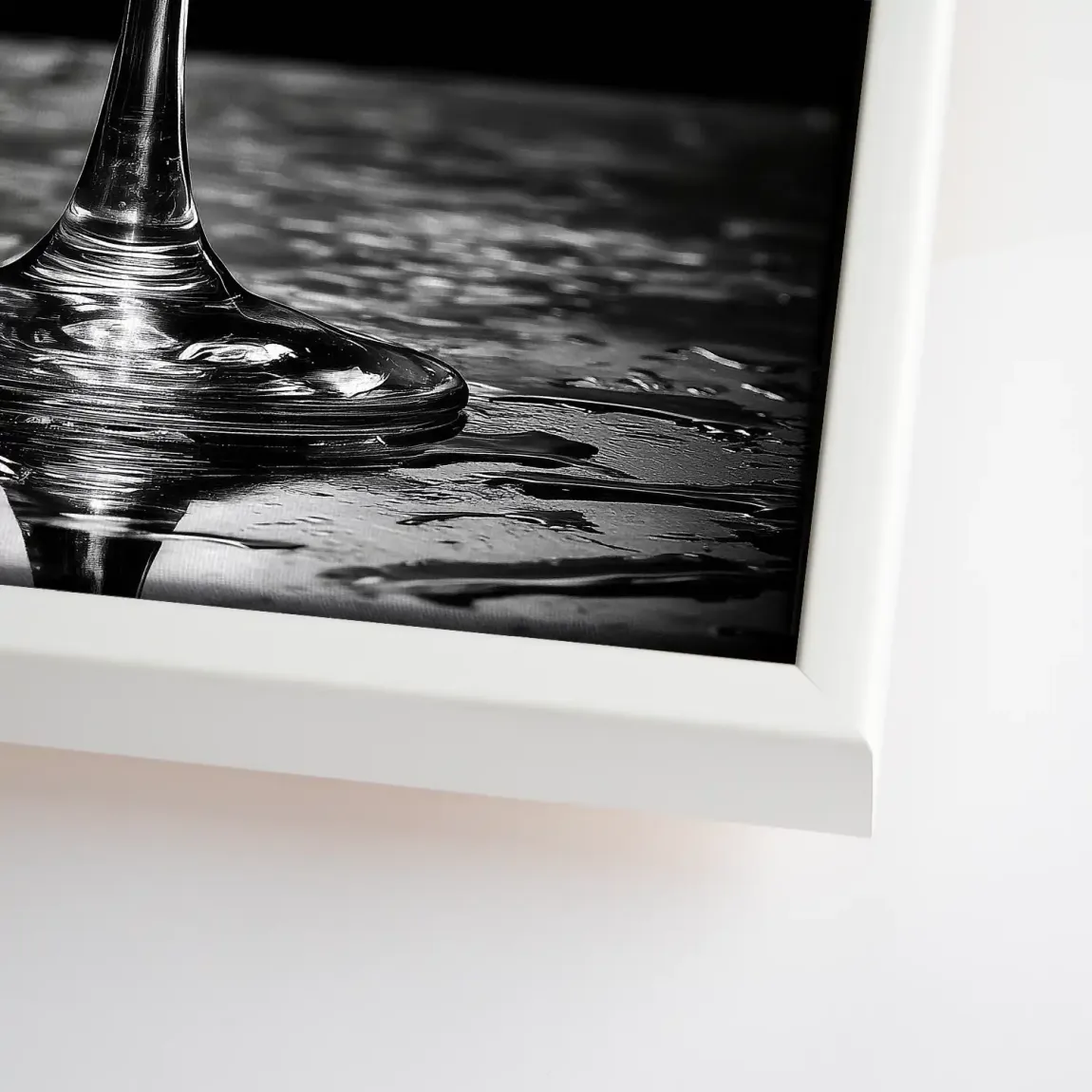 Martini Glas Noir Leinwand Bild