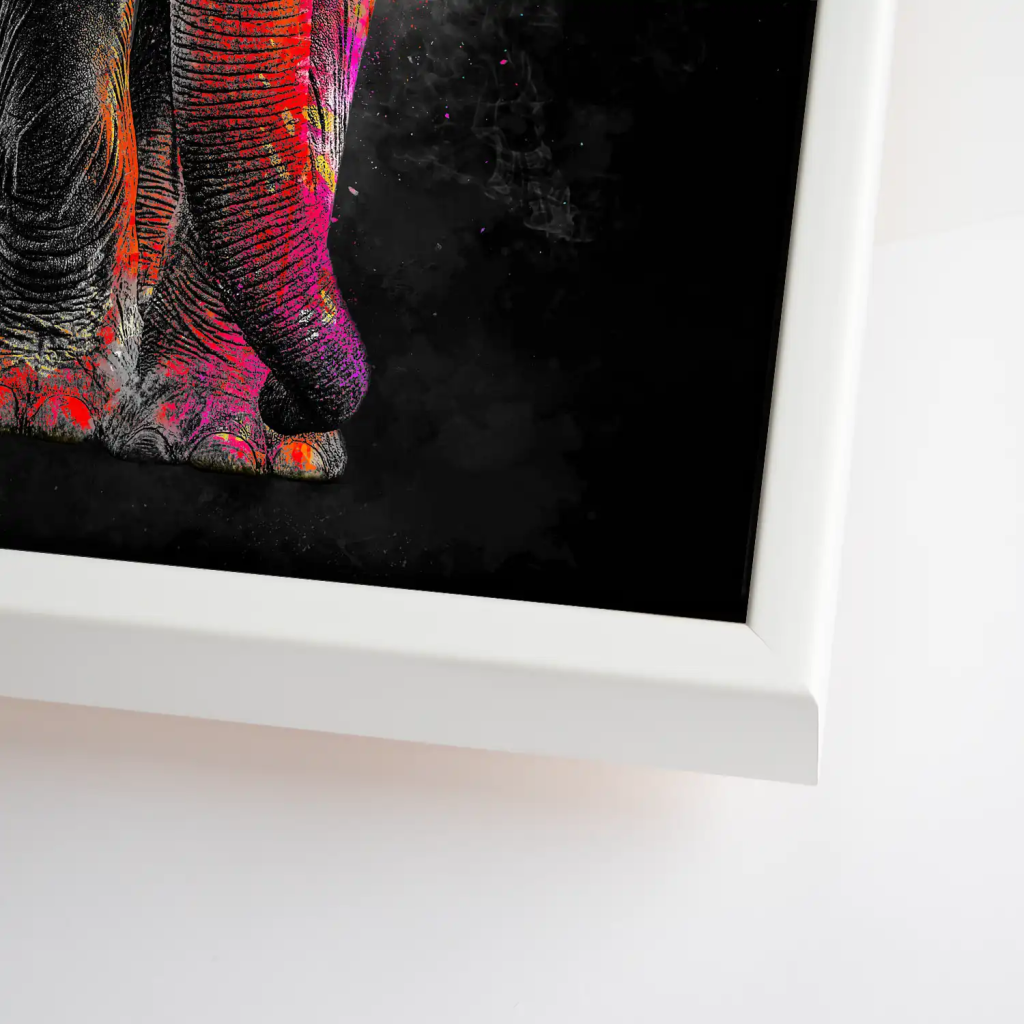 Elefant Color Style Leinwand Bild INGALERIE