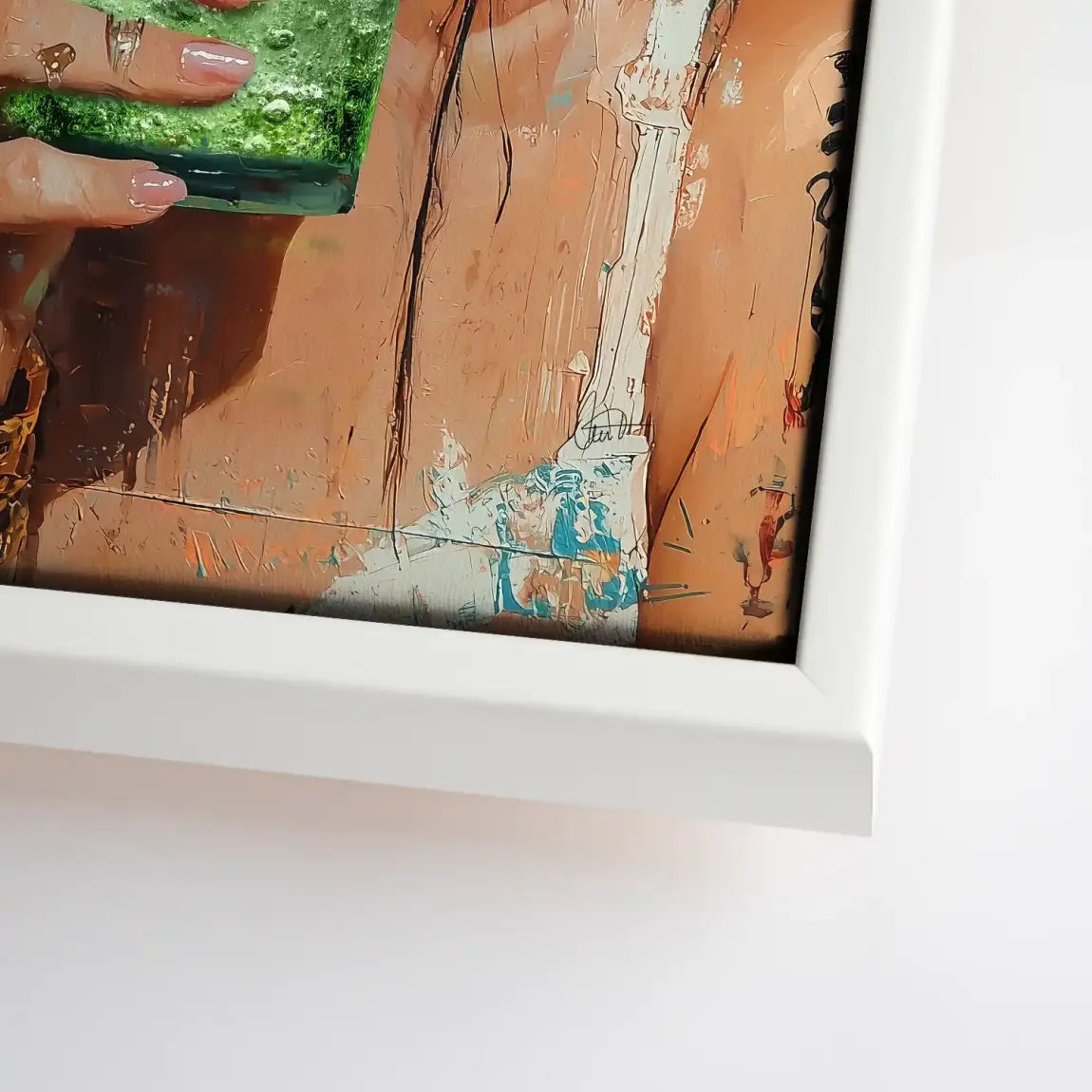 Frida Kahlo Mint Leinwand Bild