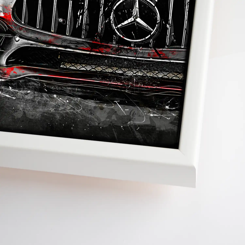 Mercedes AMG GT Abstrakt Modern Leinwand Bild INGALERIE