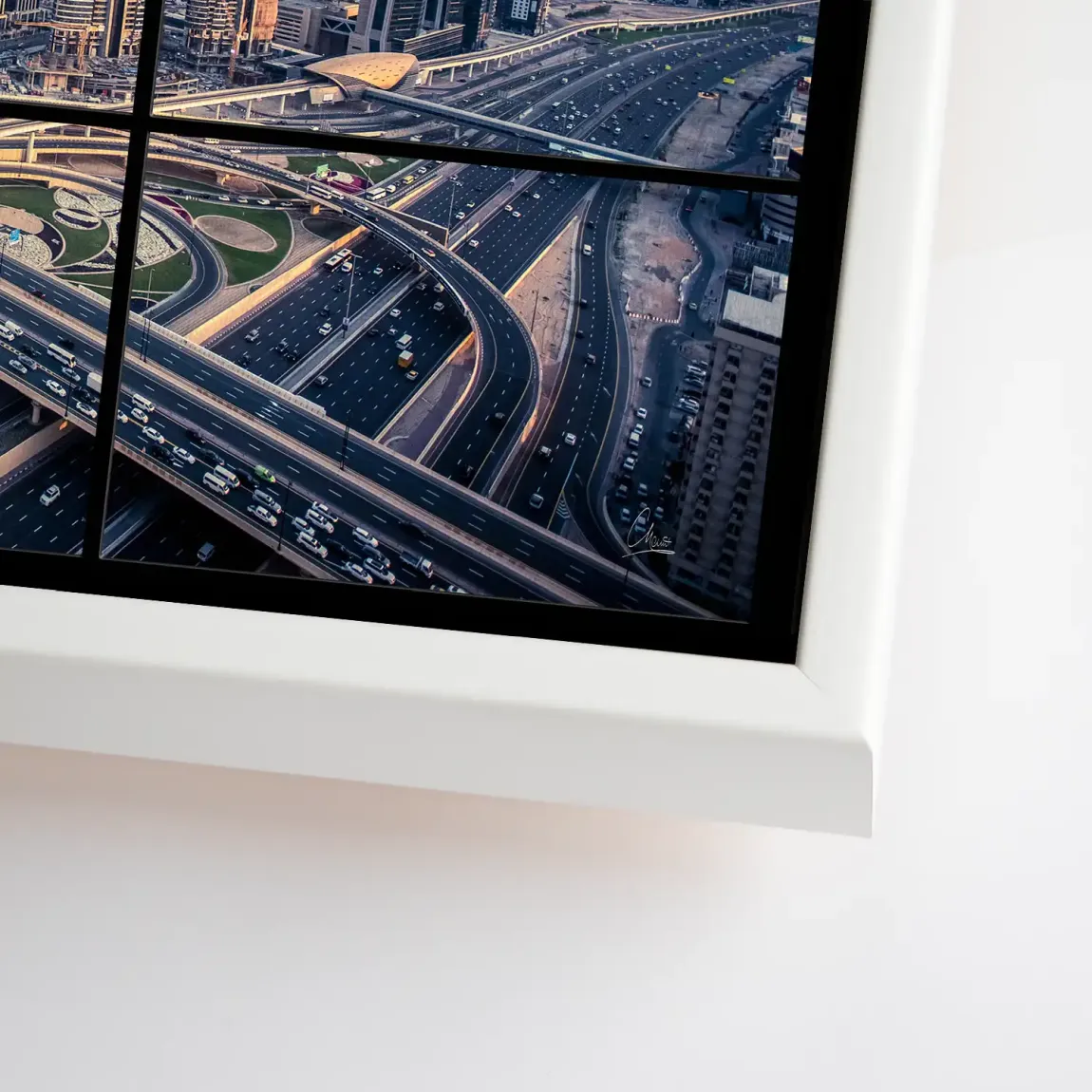 Skyline Dreams Dubai Leinwand Bild