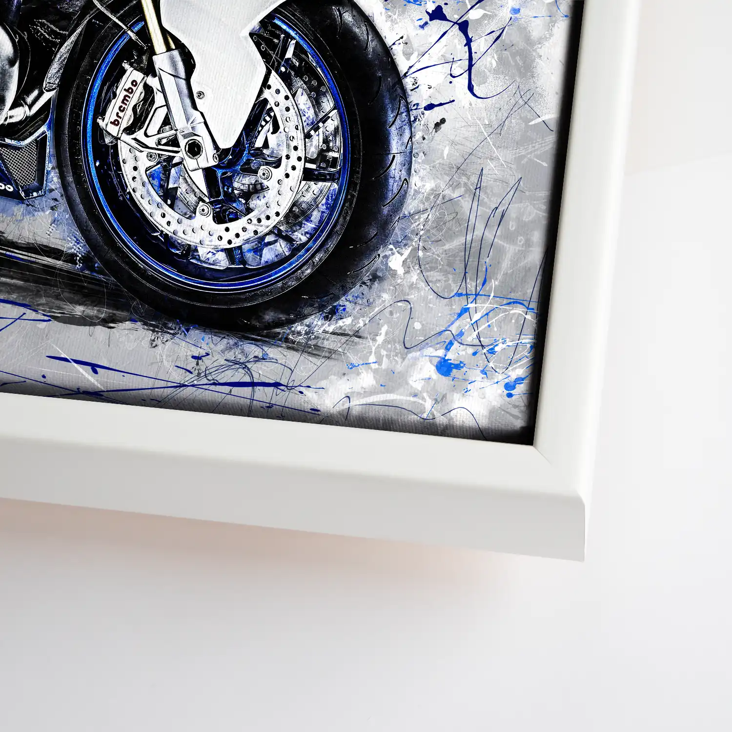 BMW HP2 Sport Abstrakt Leinwand Bild INGALERIE