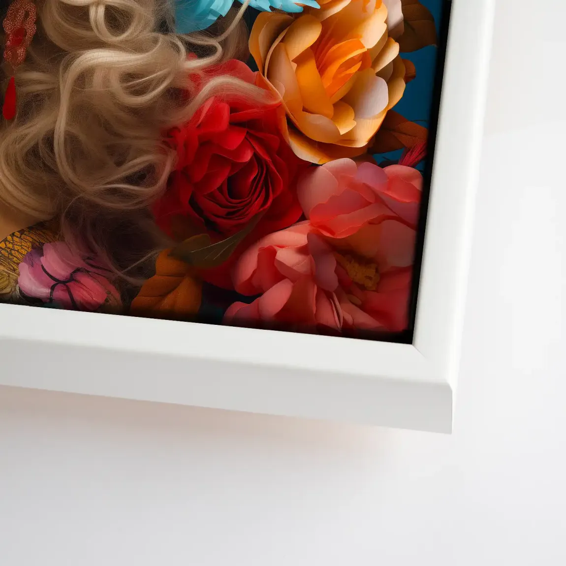 Flower Queen Leinwand Bild