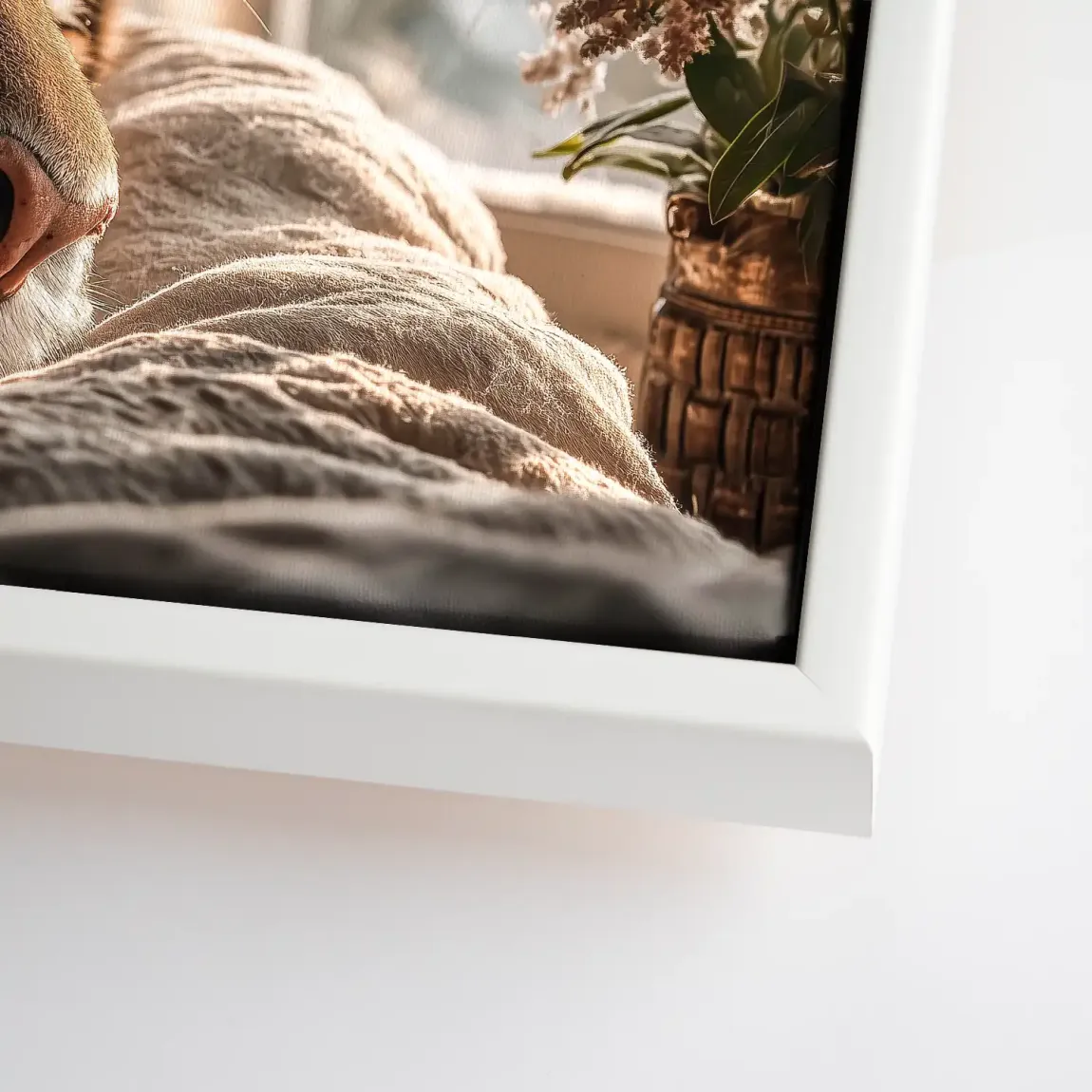 Schlafender Tiger Leinwand Bild