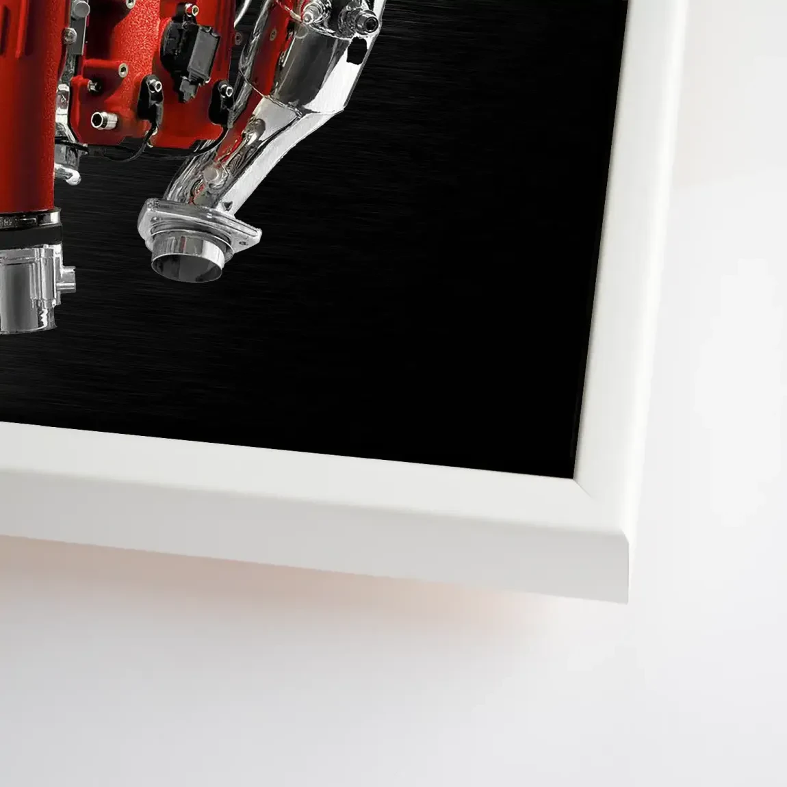 Ferrari V8 Motor Leinwand Bild