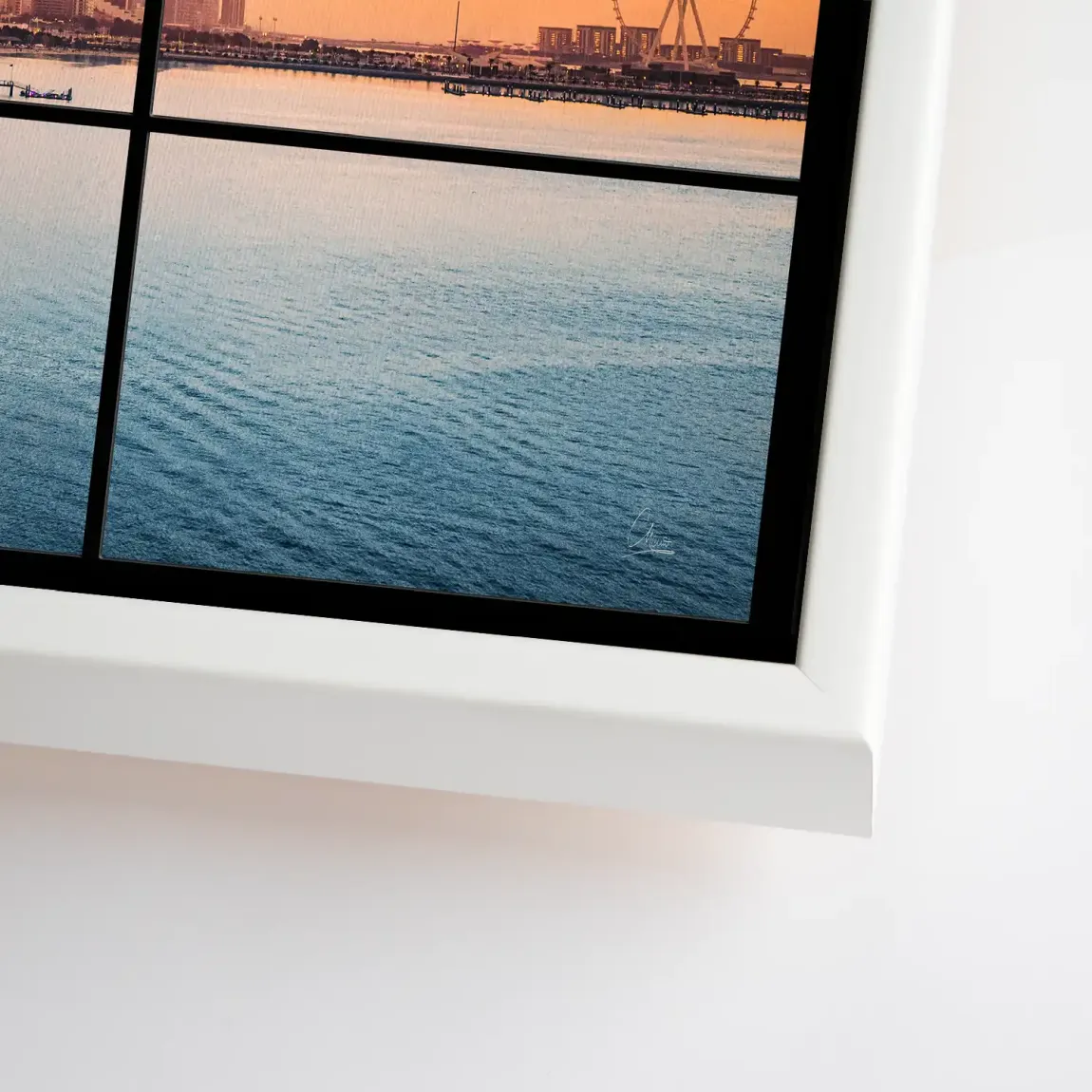 Golden Dunes Dubai Leinwand Bild