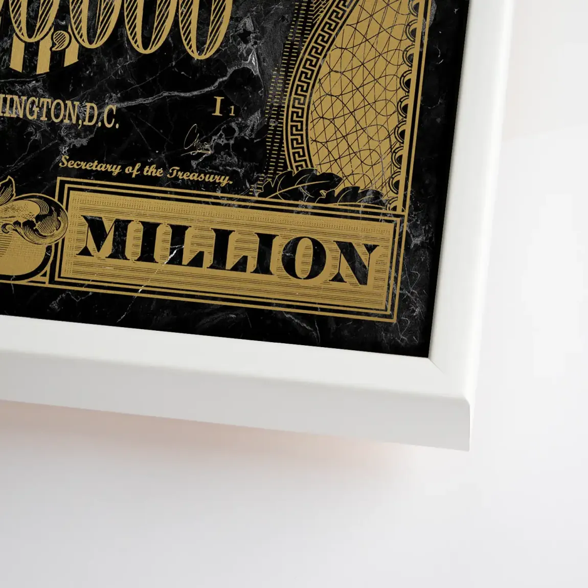 Million Vision George Washington Leinwand Bild