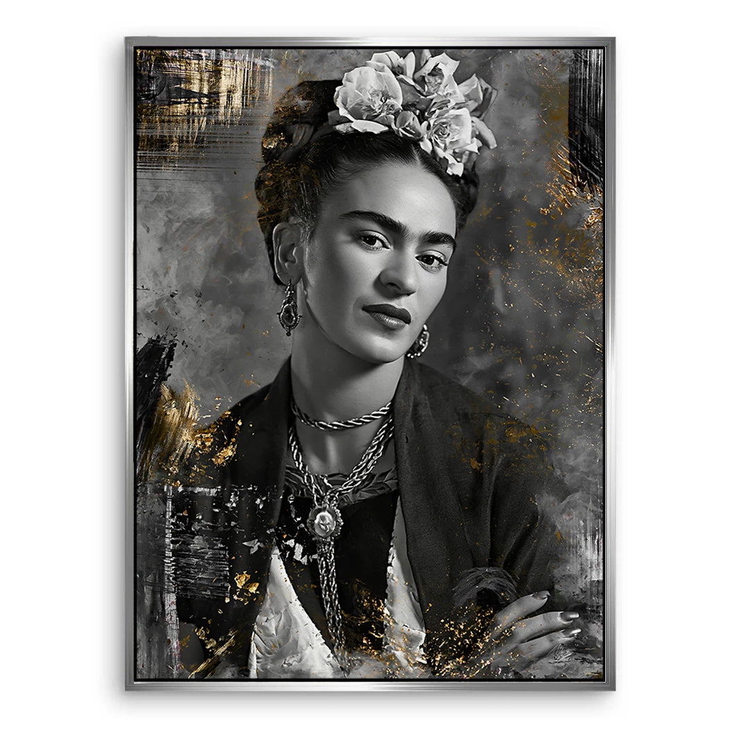 Frida Kahlo Velvet Leinwand Bild