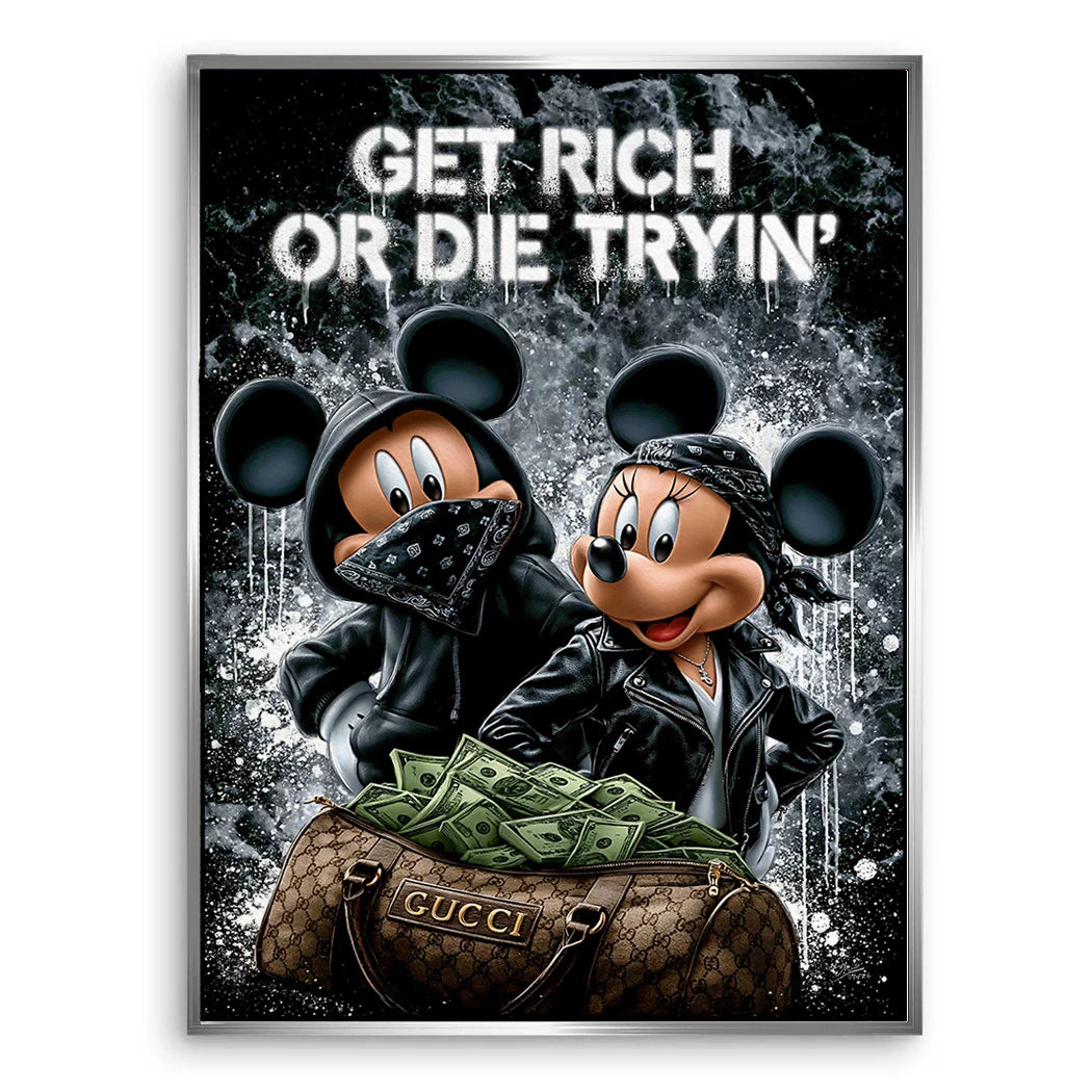 Micky Minnie Hustle Leinwand Bild