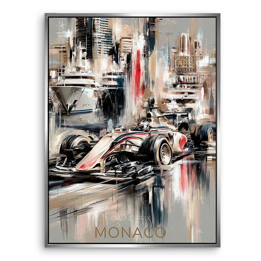 Monaco Formula Leinwand Bild