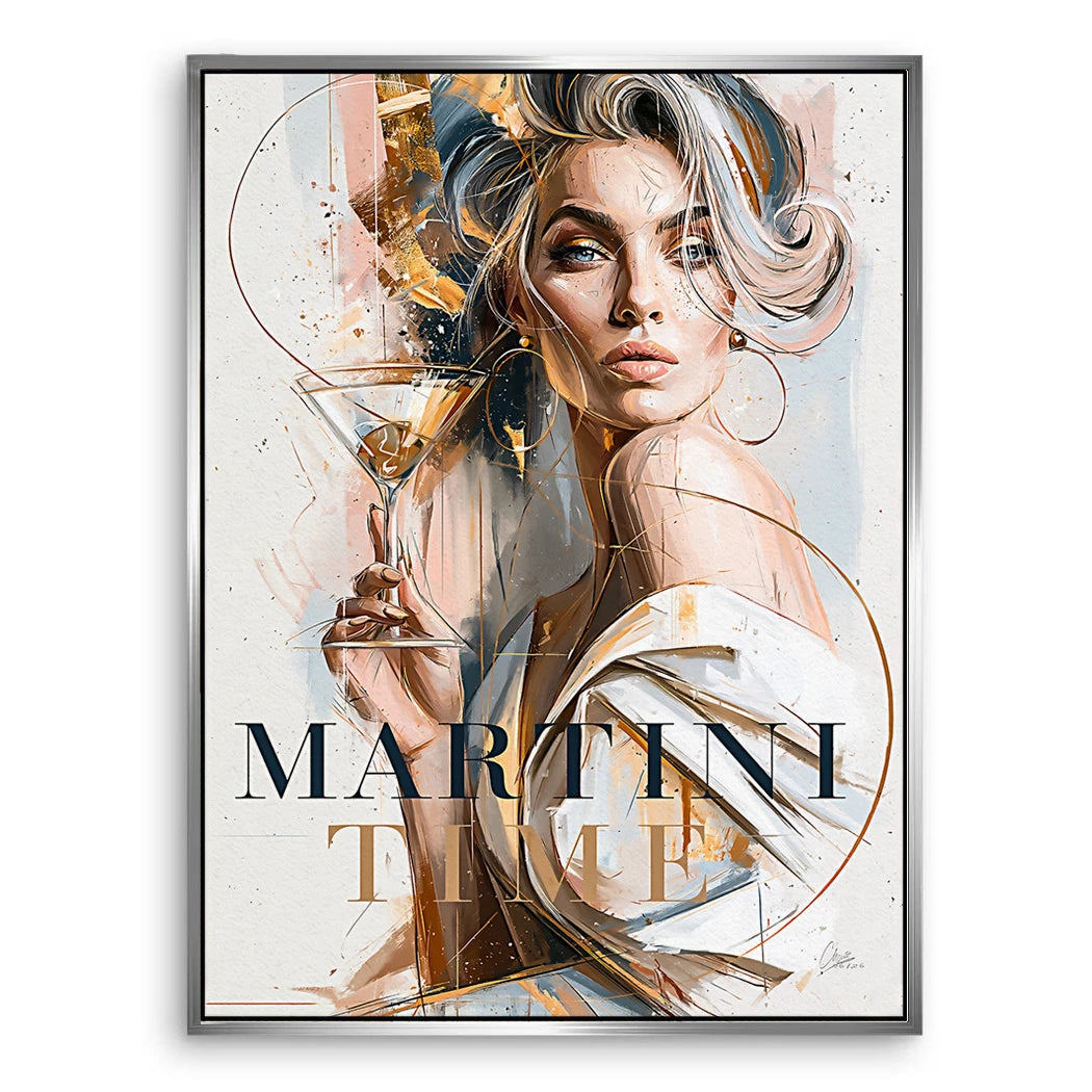 Martini Diva Leinwand Bild