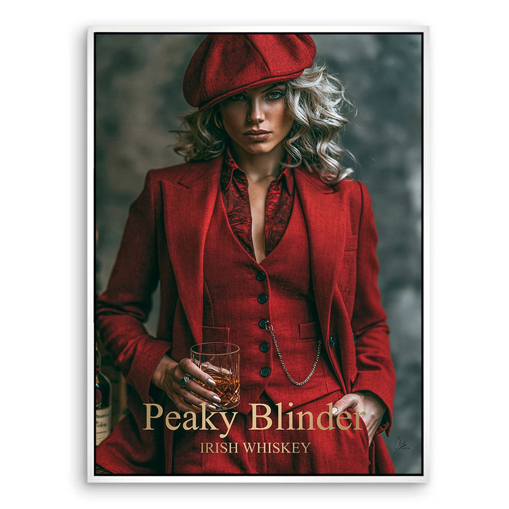 Peaky Blinder Lady Leinwand Bild