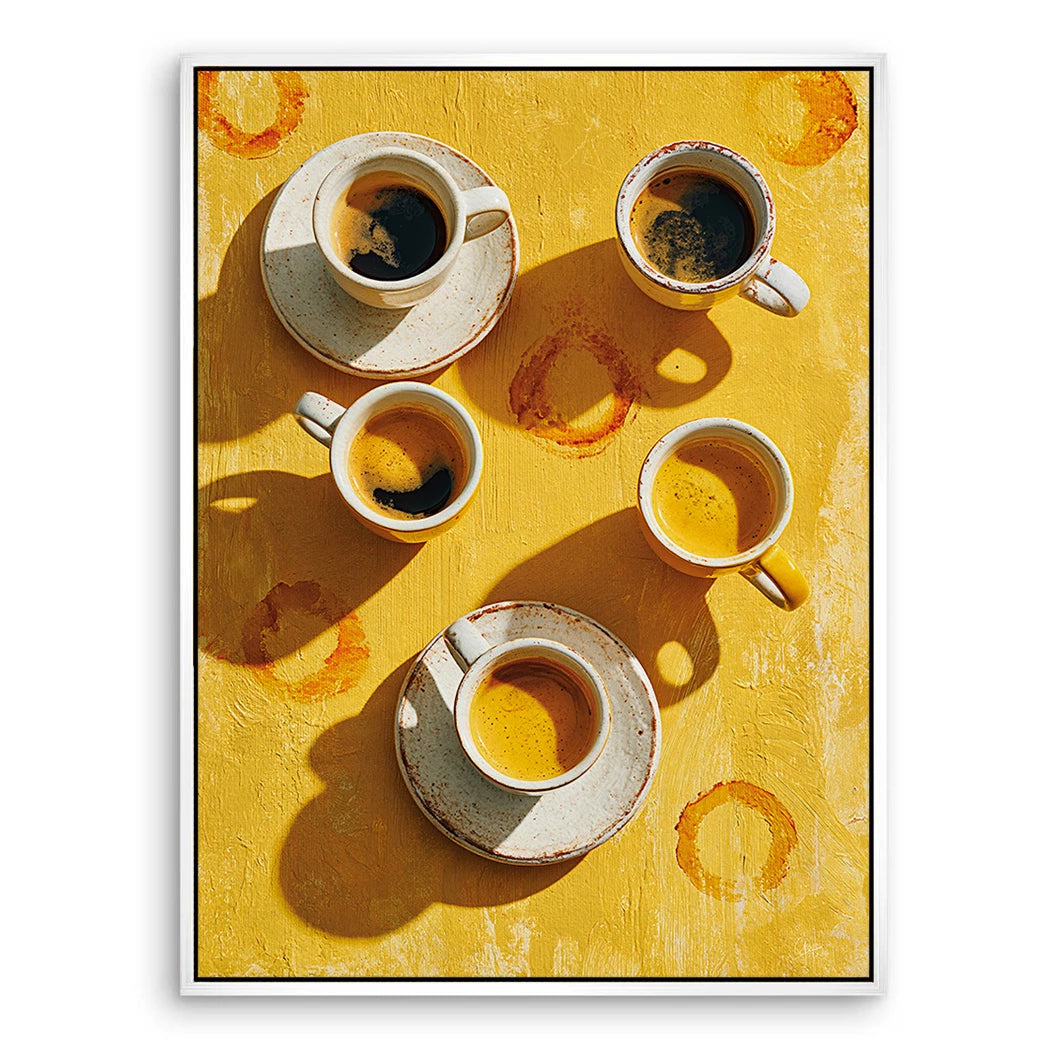 Espresso Atelier Leinwand Bild