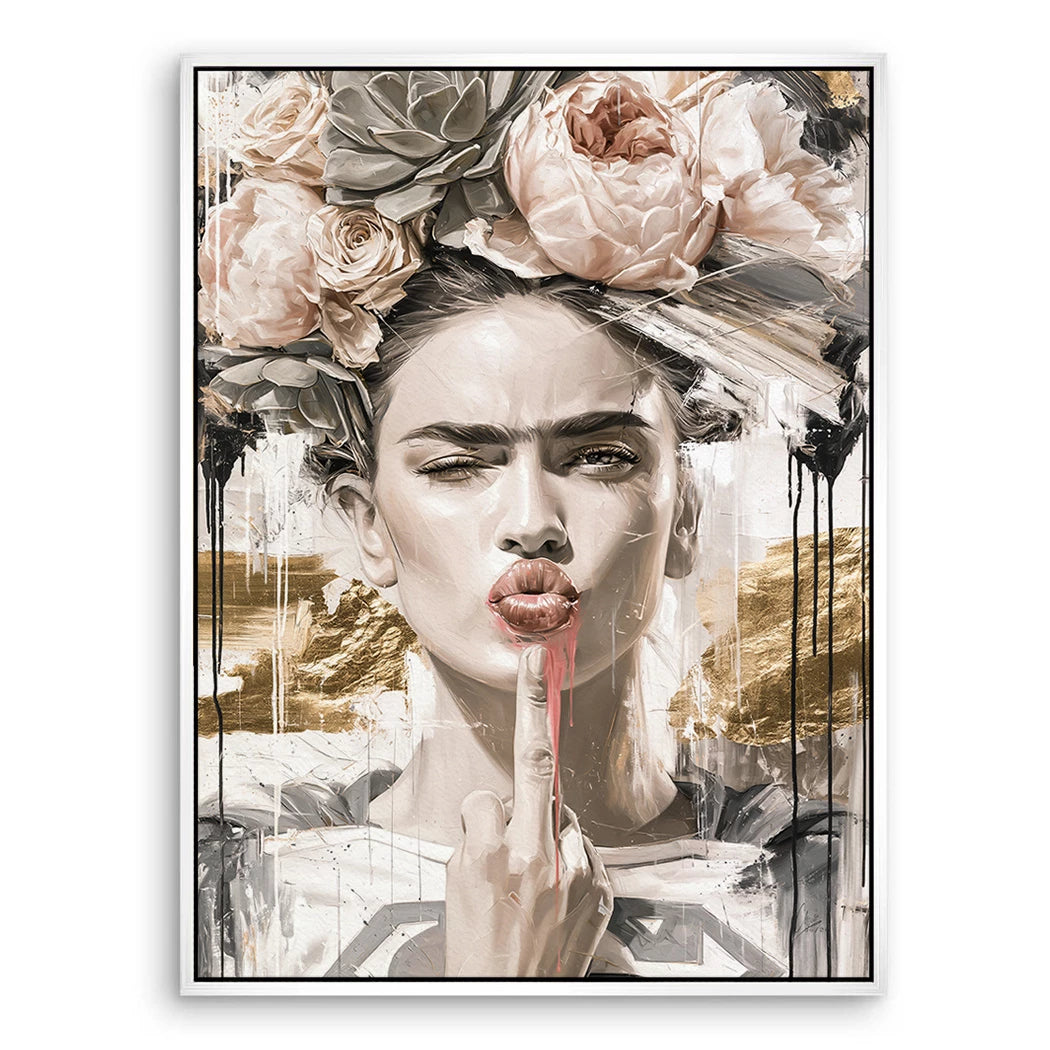 Frida Superman Leinwand Bild