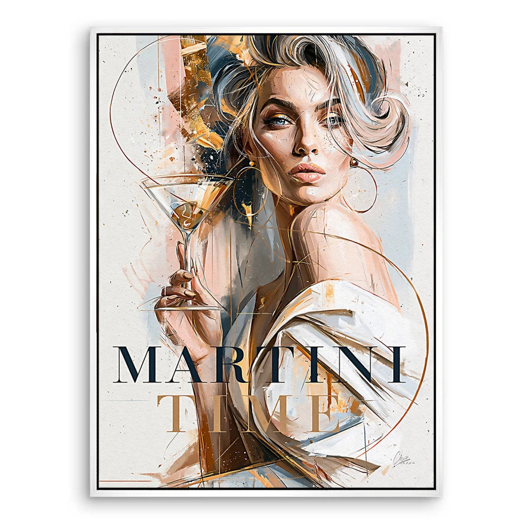 Martini Diva Leinwand Bild