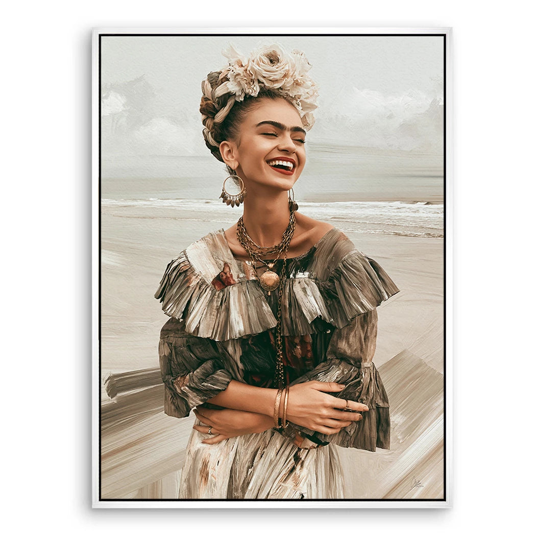 Frida Lebensfreude Leinwand Bild