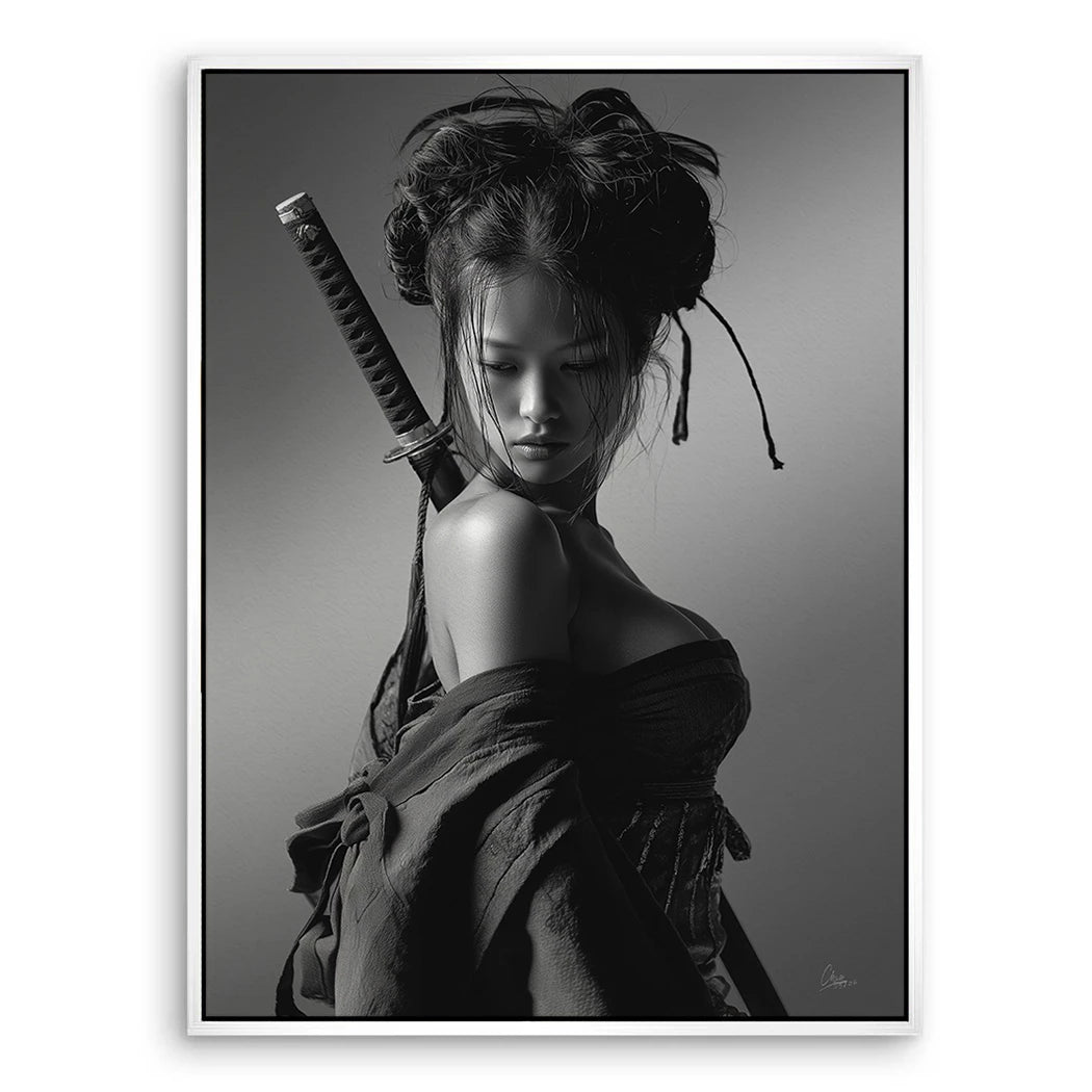 Samurai Diva Leinwand Bild