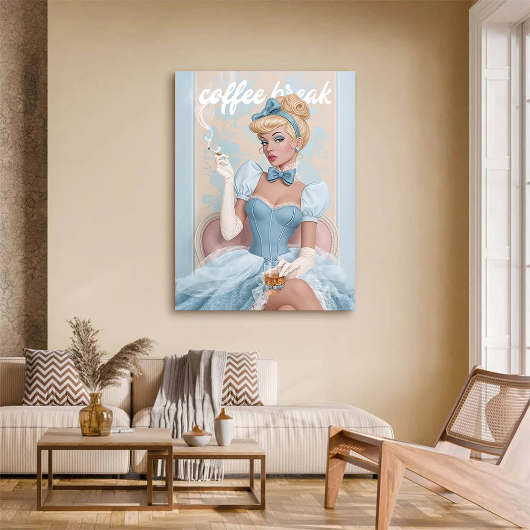 Cinderella Coffee Acrylglasbild