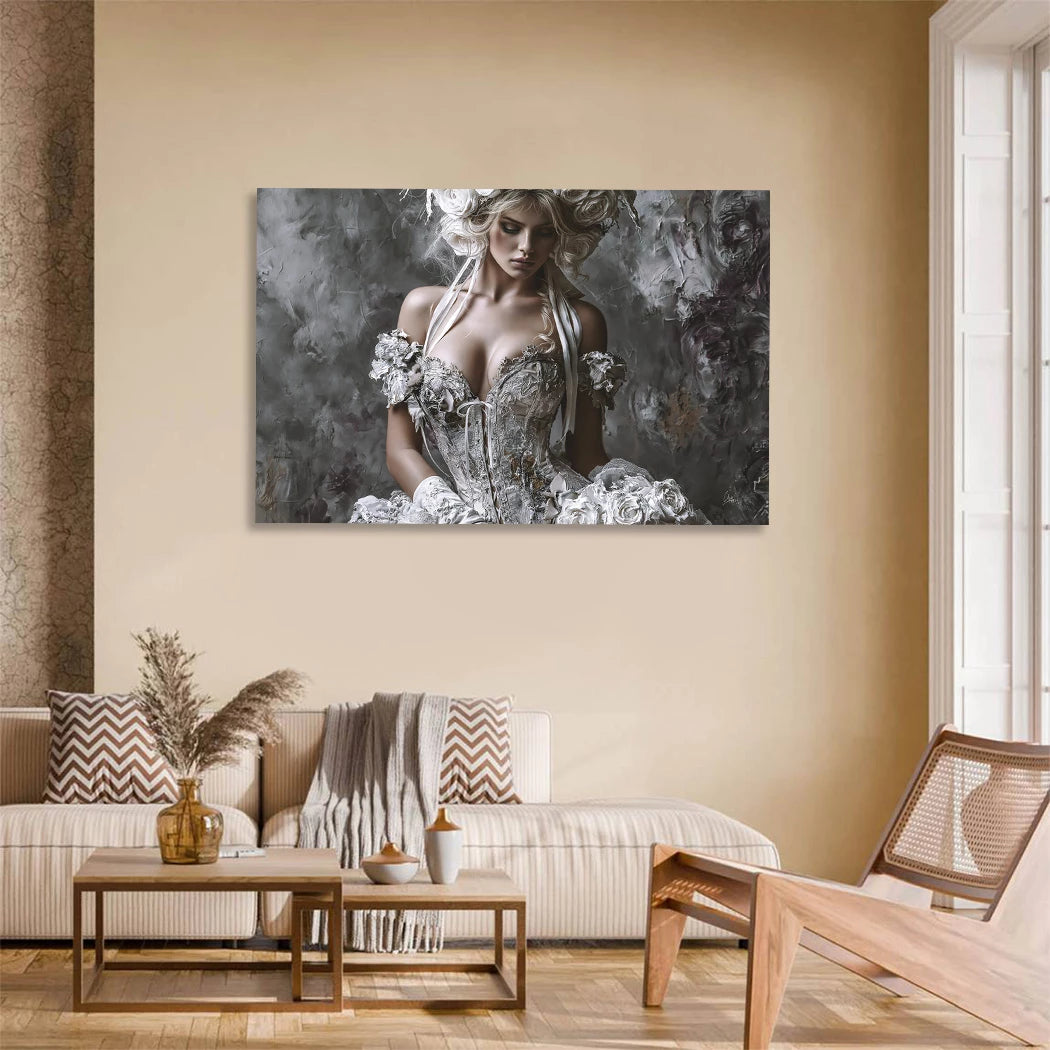 Rosen Couture Acrylglasbild