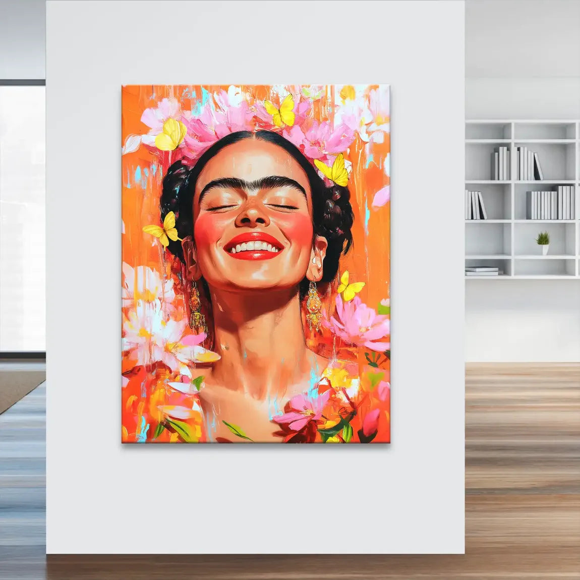 Frida Kahlo Blooming Leinwand Bild INGALERIE