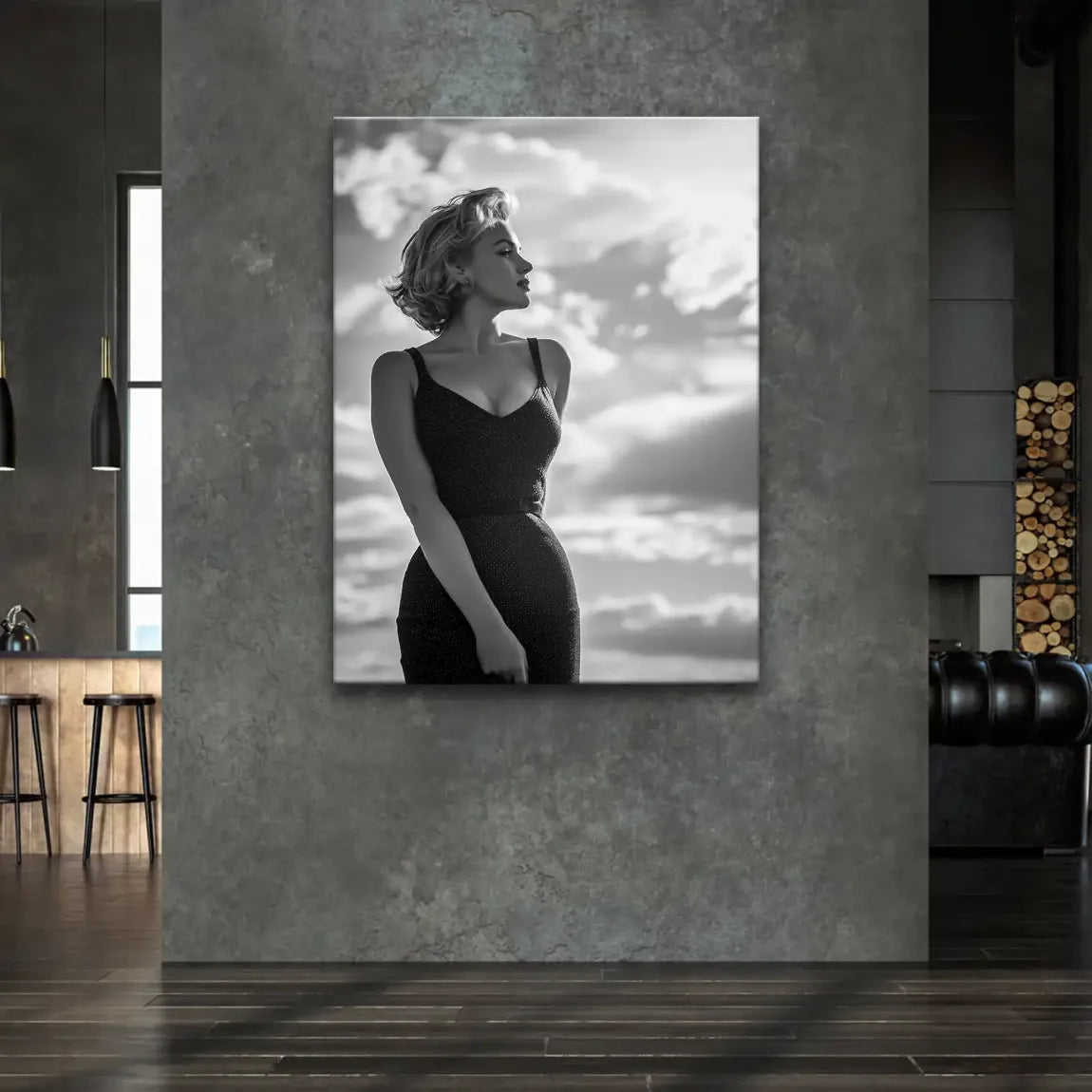 Marilyn Sunset Grace Leinwand Bild