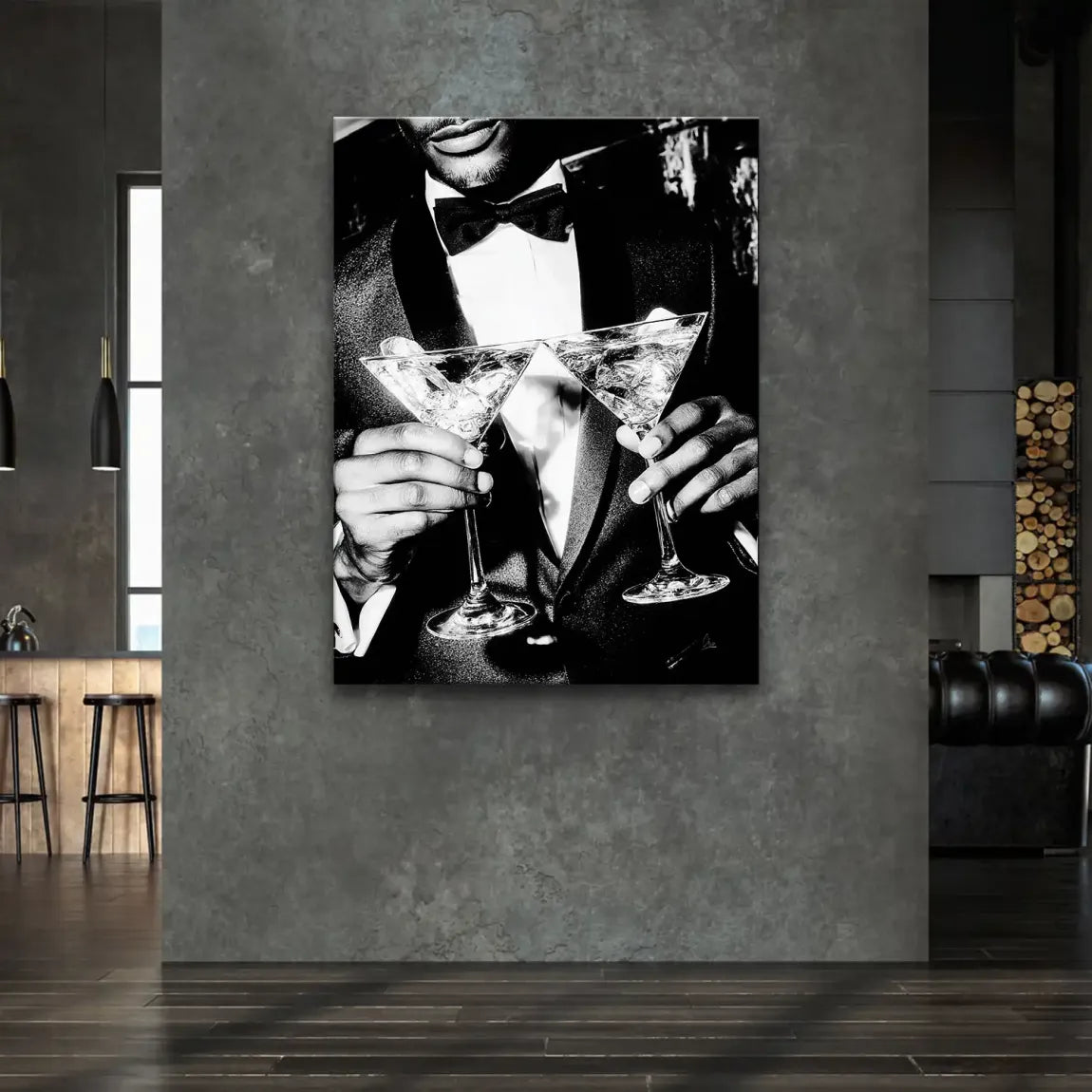 Gentleman Style Leinwand Bild