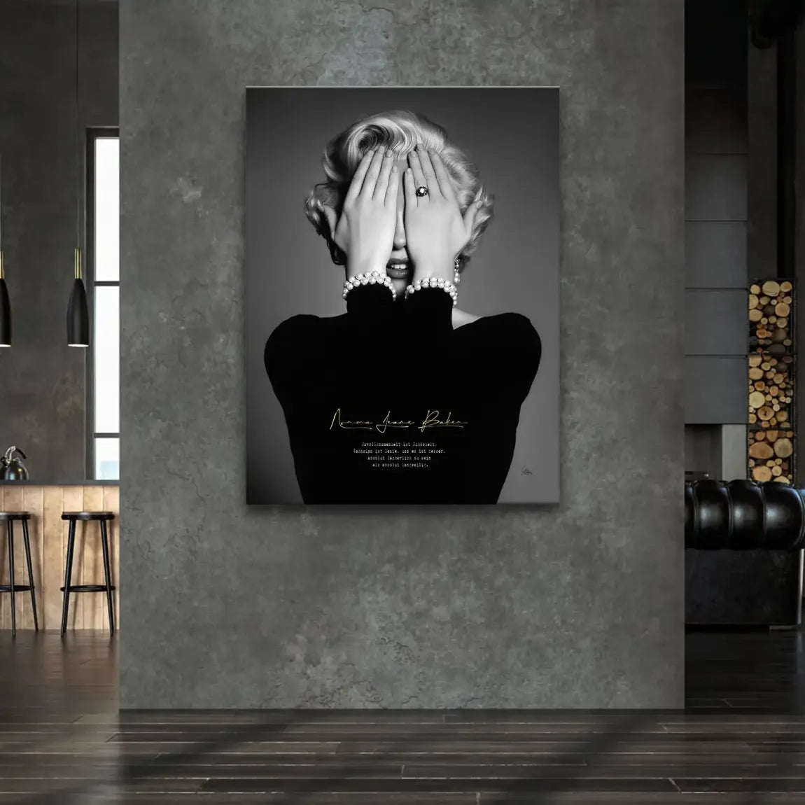 Marilyn Monroe Norma Jeane Leinwand Bild