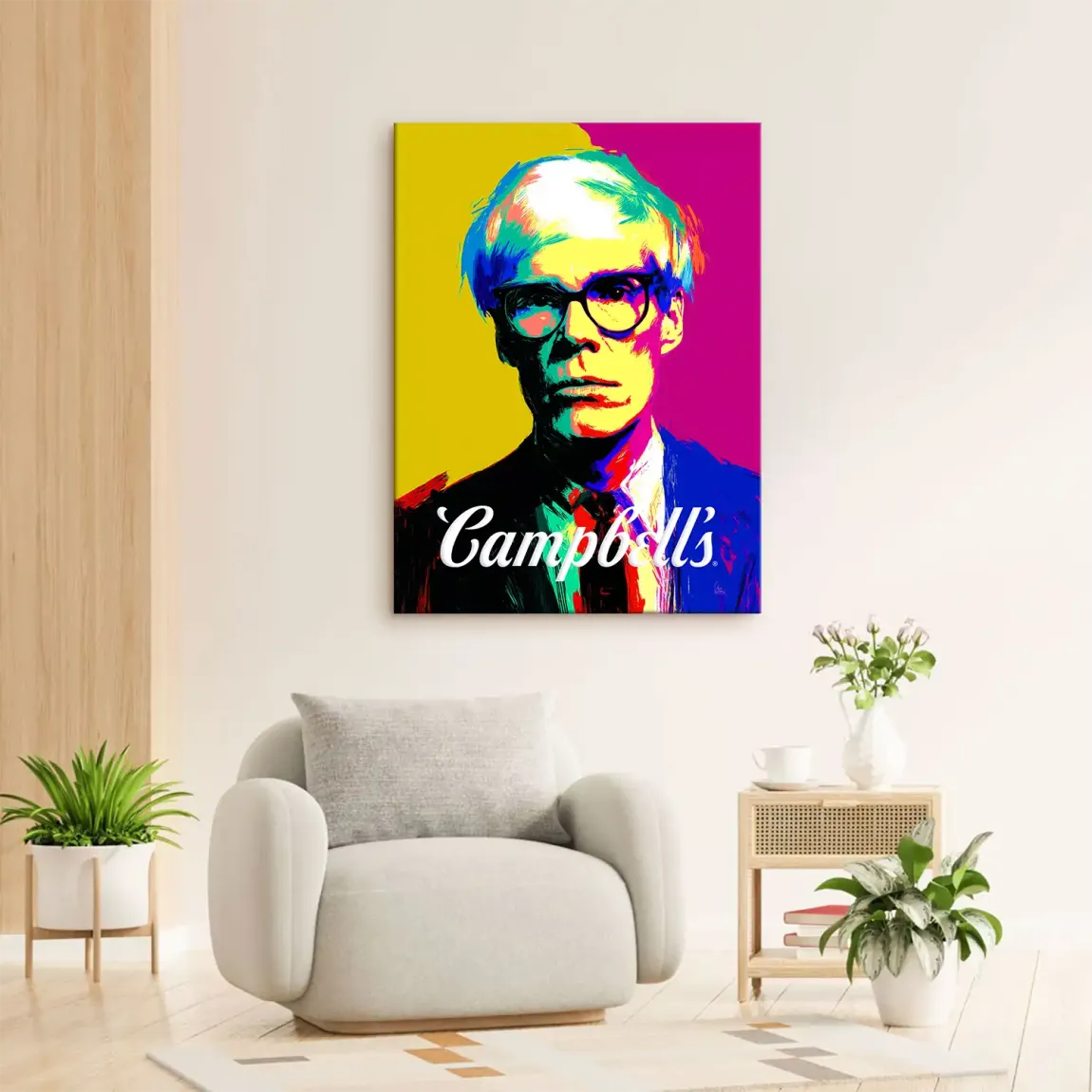 Campbell Popart Leinwand Bild