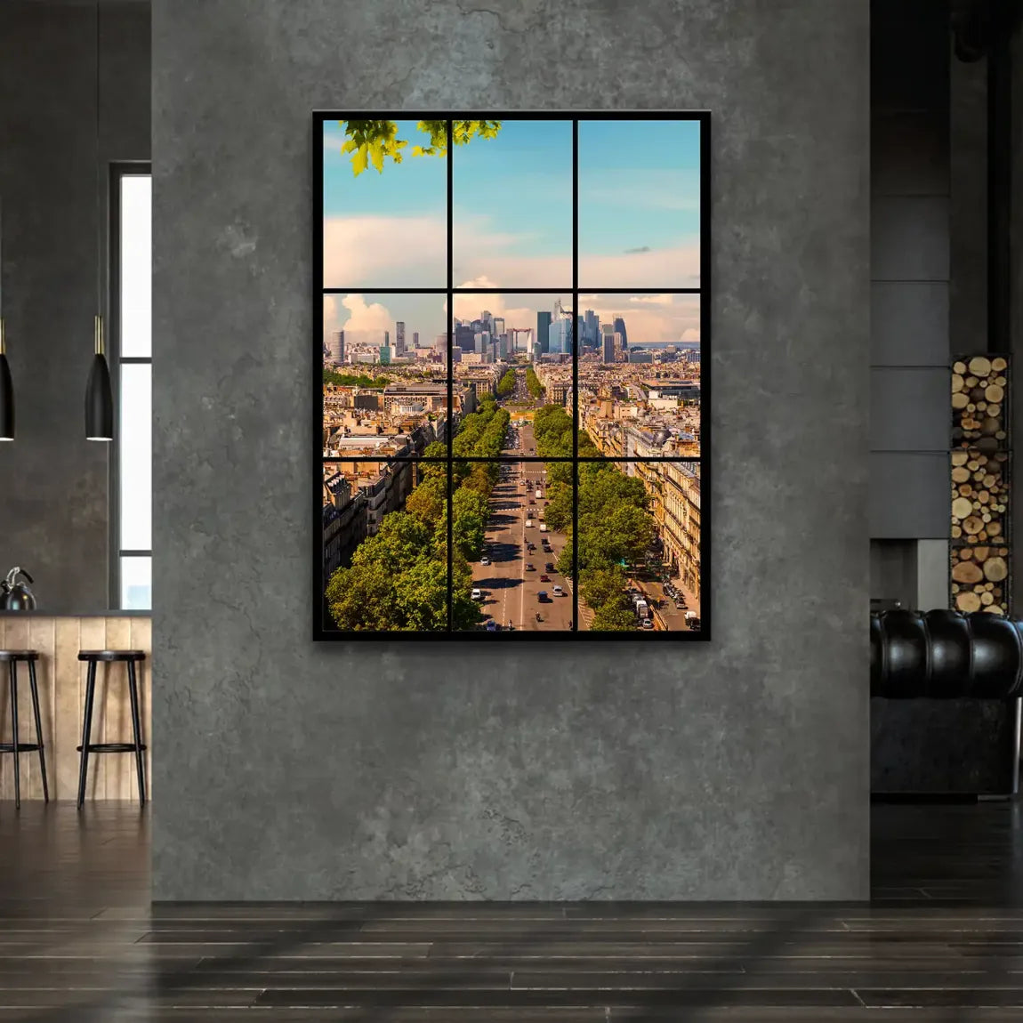 Avenue Lumière Paris Leinwand Bild