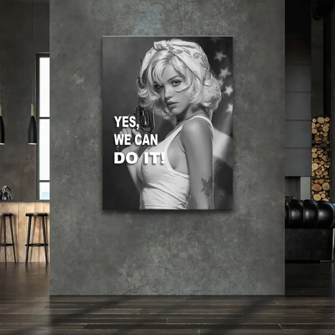 Yes we can Leinwand Bild