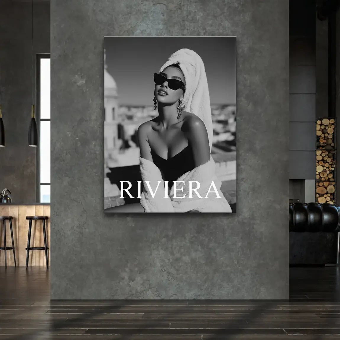 Riviera Glam Leinwand Bild