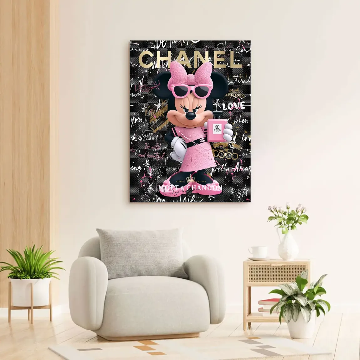 Minnie Couture Leinwand Bild