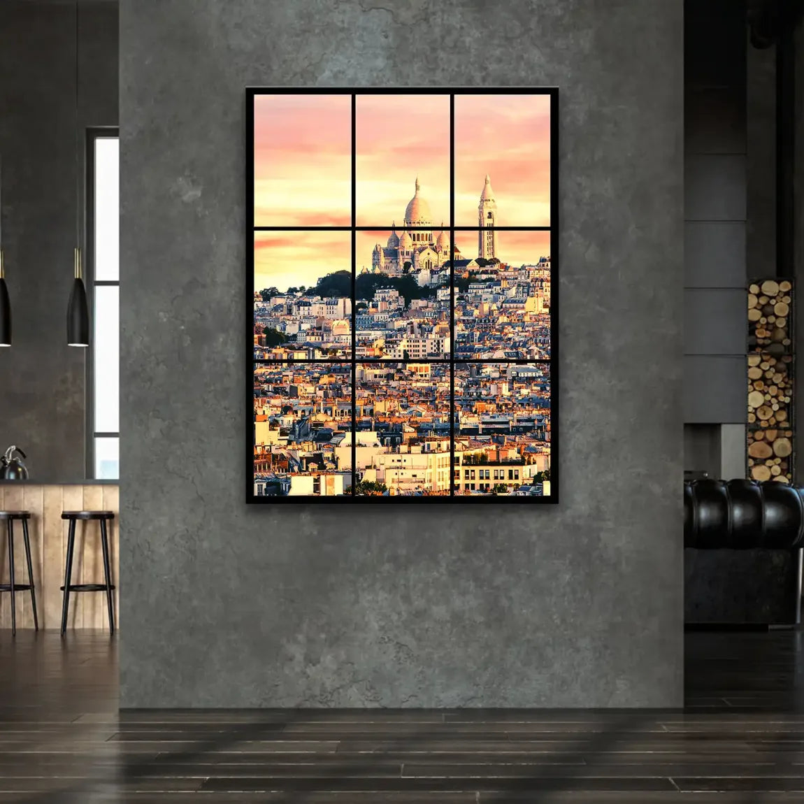 Sunrise Montmartre Paris Leinwand Bild