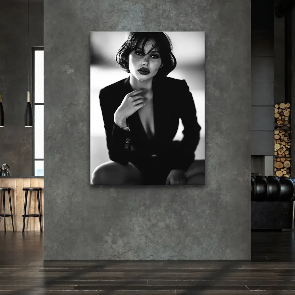 Femme Fatale Leinwand Bild