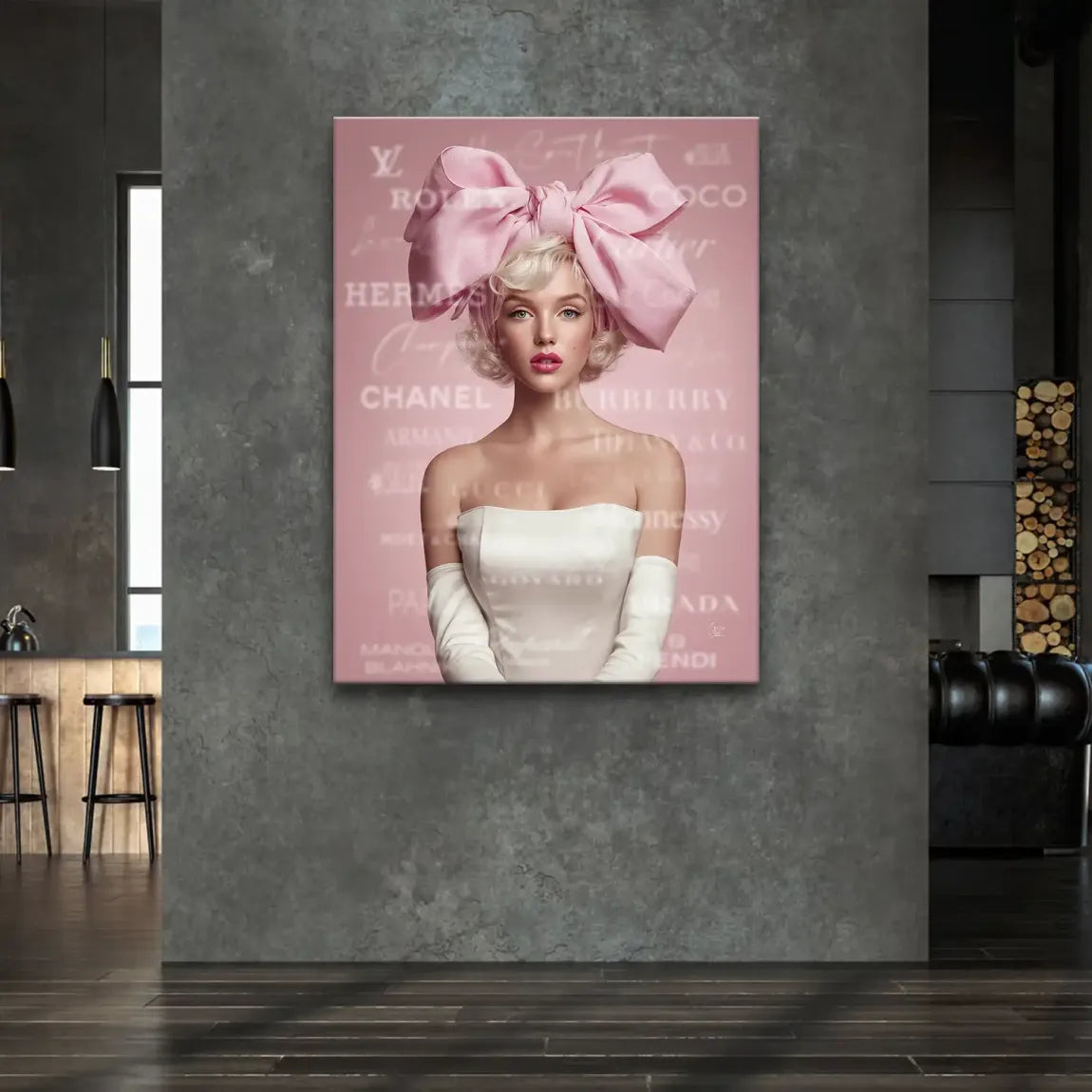 Marilyn Monroe Couture Pop Art Leinwand Bild