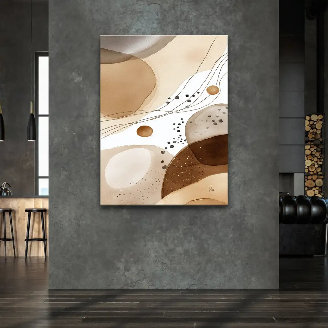 Desert Mirage Leinwand Bild