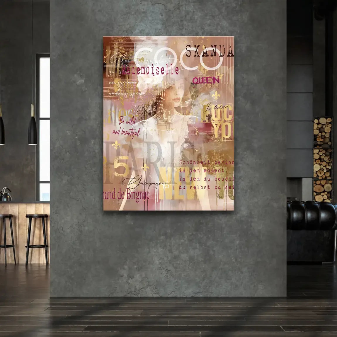 Coco Mademoiselle Leinwand Bild