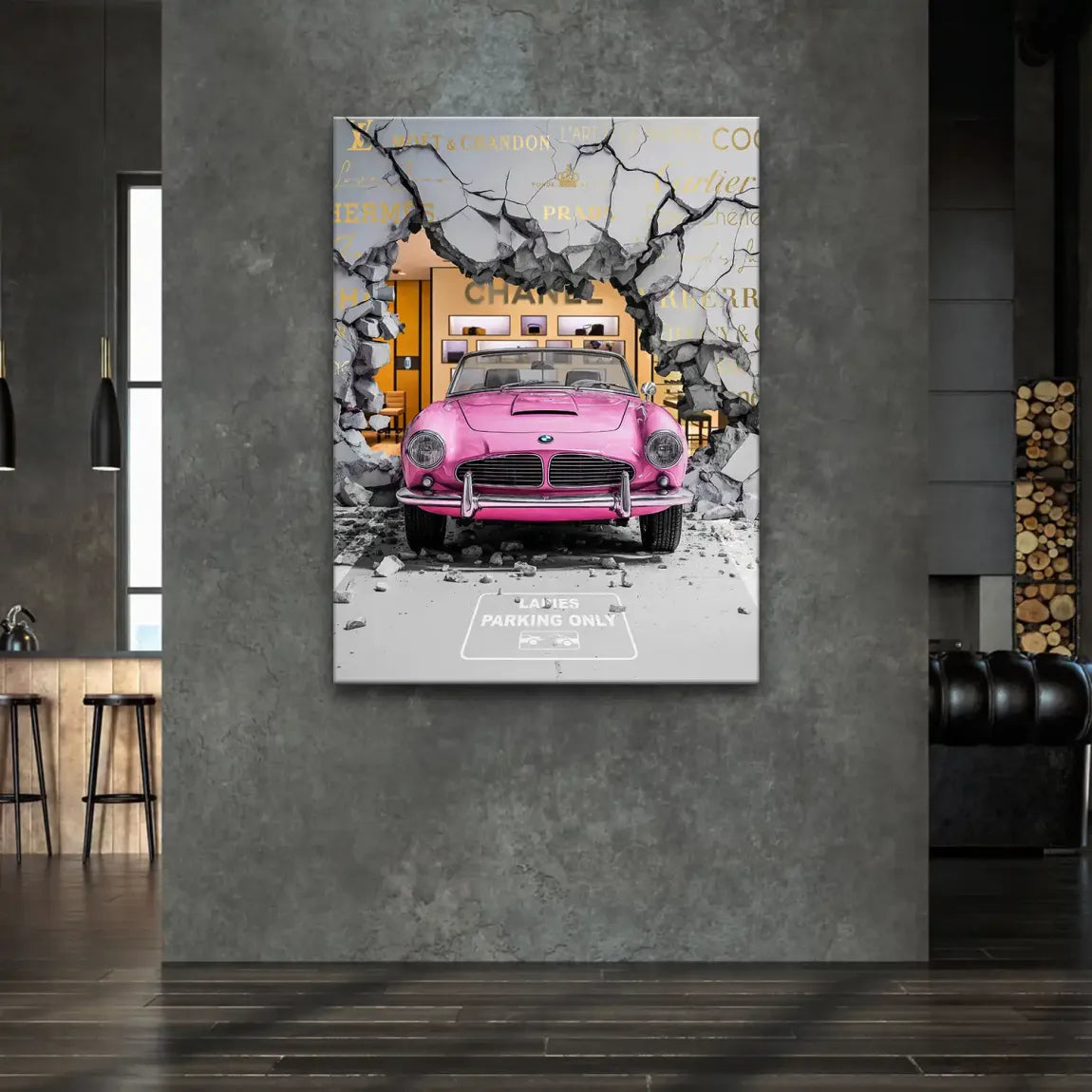 Coco Rebel Leinwand Bild