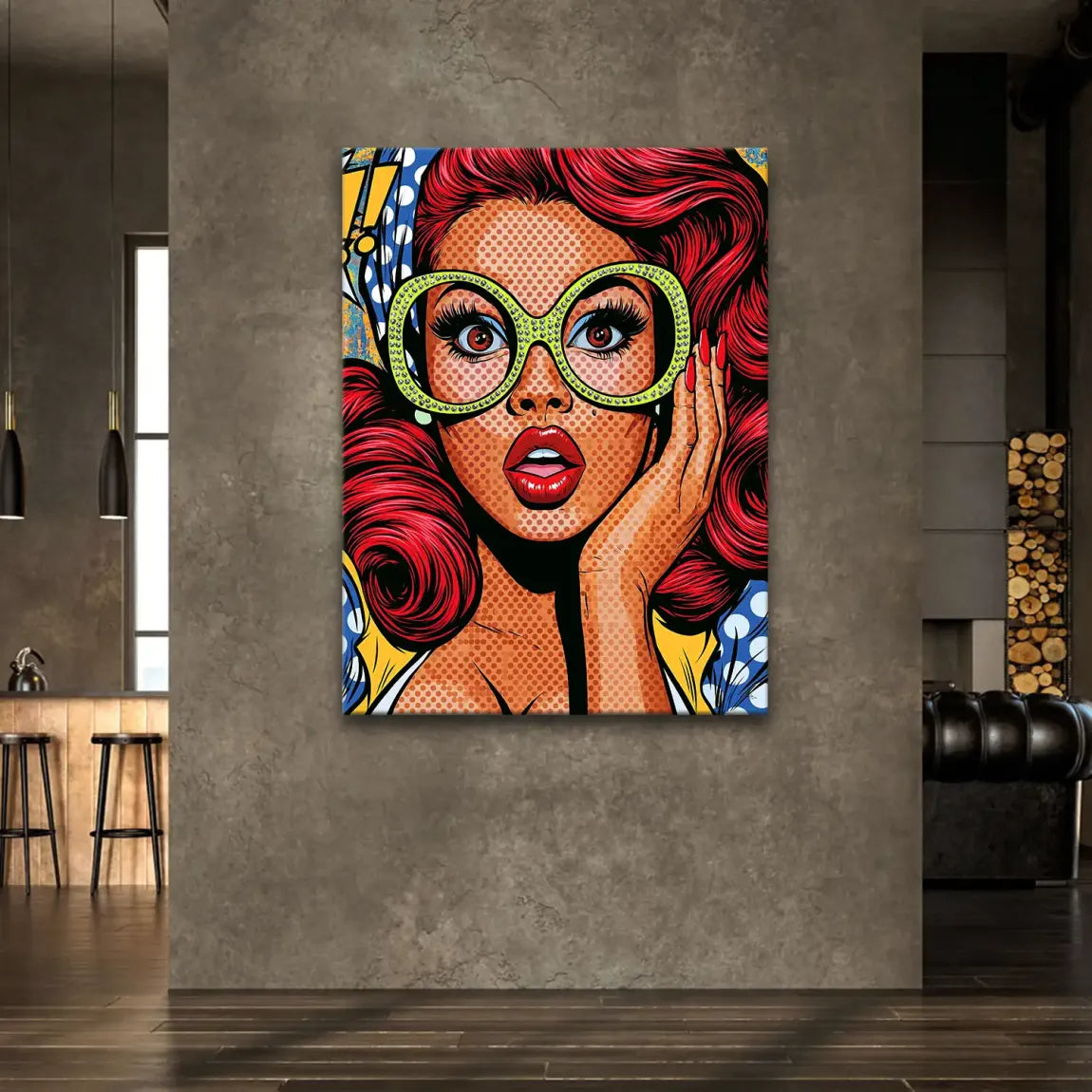 Pop Art Diva Leinwand Bild