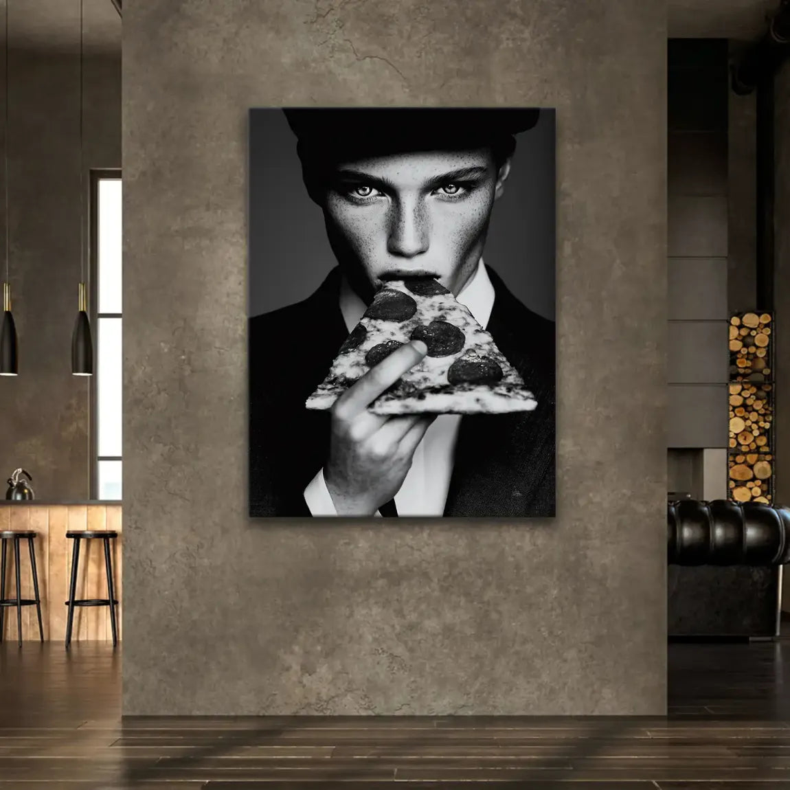Pizza Charisma Leinwand Bild